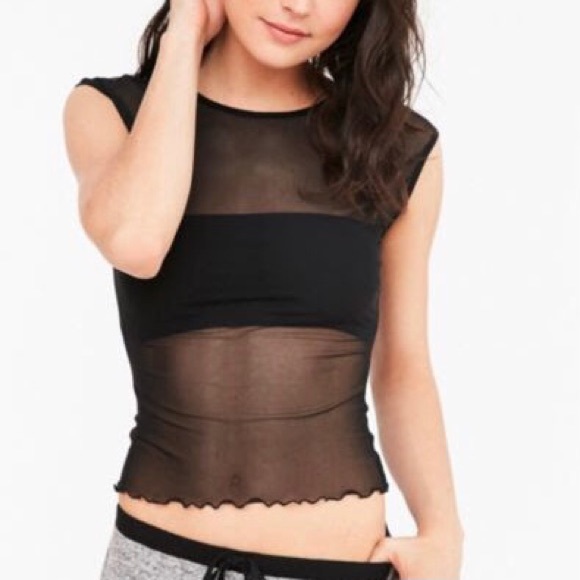 Urban Outfitters Tops - NWOT URBAN OUTFITTERS UO OUT FROM UNDER Mesh Tee L